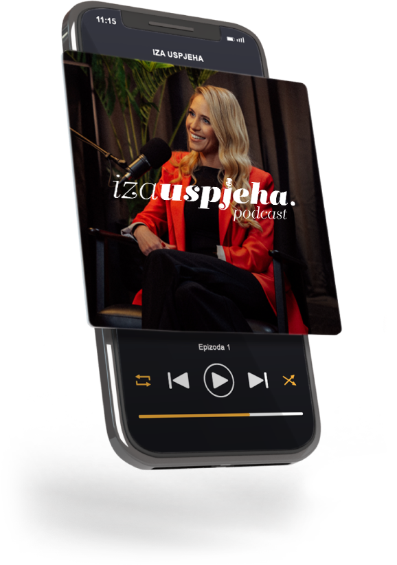 Podcast iza uspjeha mockup